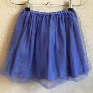 MINI BODEN Size 5-6Y Girls Blue Tulle Skirt